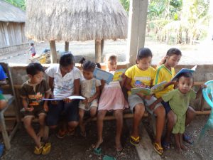 perpustakaan anak-anak Taman Bacaan Pelangi di Atambua, Timor