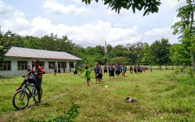 The Universe Supports Creation of Rainbow at Macan Tanggar