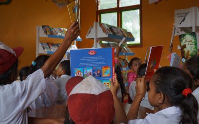 Inaugurating the 53rd Library at SDI Wiko, West Manggarai, NTT