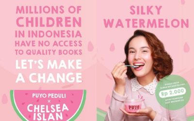 Puyo Desserts and Chelsea Islan  Raise Funds for Taman Bacaan Pelangi (Rainbow Reading Gardens)