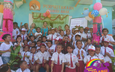 BOOK FRENZY MORNING: INAUGURATION OF THE 73RD #TBPELANGI LIBRARY AT SDI WATUJARA, EAST ENDE, KAB. ENDE