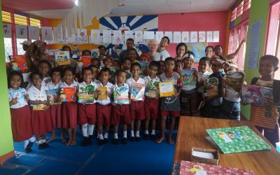 Inauguration of the 86th Rainbow Reading Gardens Library at SD Inpres Ndona 4, Ende, Flores, NTT