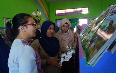 Inauguration of the 99th Rainbow Reading Gardens Library at SDN Puutara, Pulau Ende, NTT