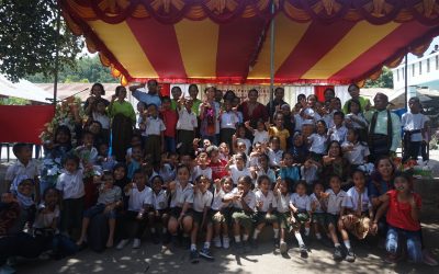 Peresmian Perpustakaan Taman Bacaan Pelangi ke-100 di SD Katholik Nangapanda 1, Ende, Flores, NTT