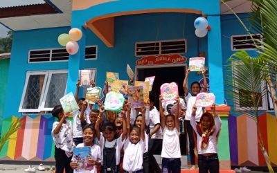 Taman Bacaan Pelangi Resmikan Perpustakaan ke-119 di SDN Wolowaru