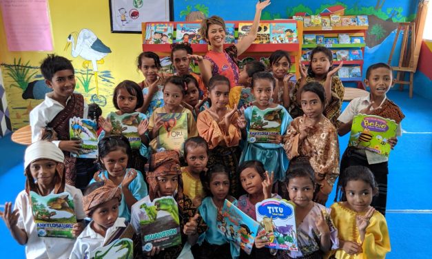 TAMAN BACAAN PELANGI MERESMIKAN PERPUSTAKAAN TBP KE-126 DI SDI WELAMOSA