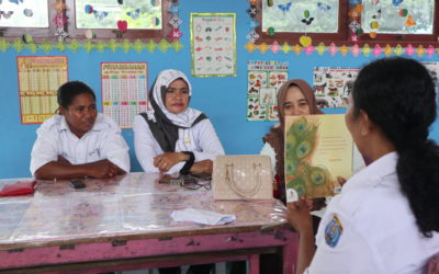 Reorientasi Kegiatan Membaca di SDN 25 Moko, Raja Ampat