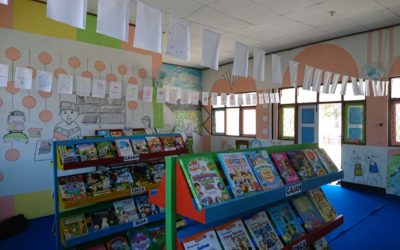 TAMAN BACAAN PELANGI BERSAMA YAYASAN KABAR PEDULI  MEMBAWA BERITA BAIK UNTUK SDI HALIKELEN