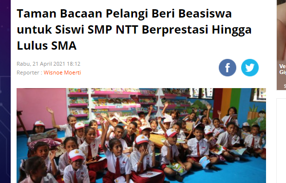 BEASISWA UNTUK ANAK PEREMPUAN SUDAH MULAI DISALURKAN