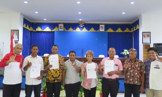 Penandatanganan MOU Untuk Dirikan 56 Perpustakaan Ramah Anak di Nagekeo