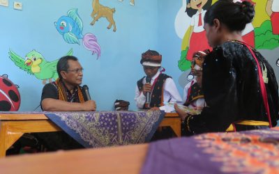 Bupati Don Bosco Do Mengajak anak-anak berkeliling Dunia dan Alam semesta Saat Peresmian Perpustakaan Ramah Anak TBP ke- 166.