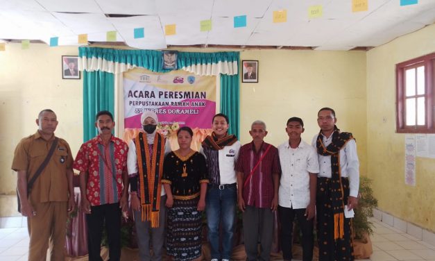 SDI Dorameli Menjadi Pembuka Peresmian Perpustakaan Ramah Anak Fase II, Kab. Nagekeo.