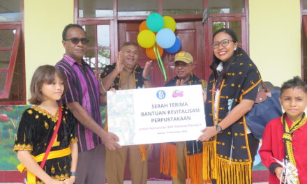 Kerja Sama Bank Indonesia dan Taman Bacaan Pelangi Revitalisasi 5 Perpustakaan di Nagekeo, NTT